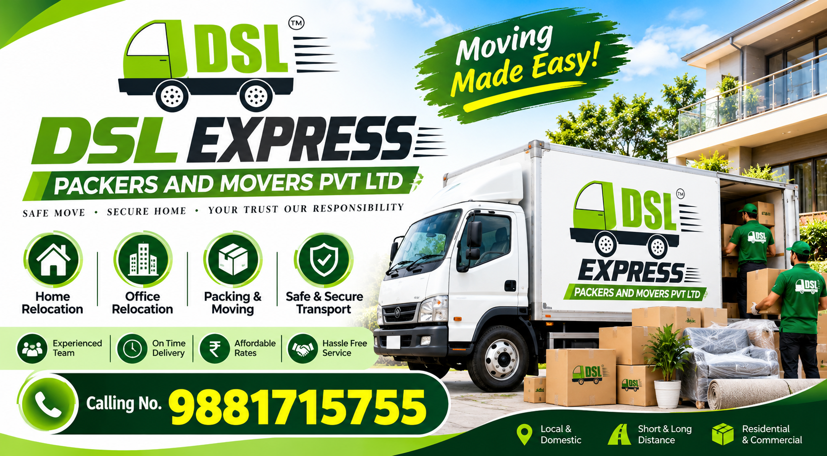 DSL Express Packers And Movers Pvt Ltd